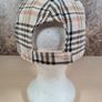 MONKI tartan burberry style pattern baseball cap Image 6