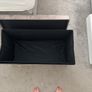 Velvet Storage Ottoman with Lid Image 3