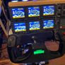 Full Logitech G Flight Sim Cockpit, Mounted on Foldable Stand, Ready to Fly Image 2