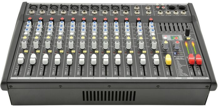 Compact Power Mixer CSP-714 powered mixer 700W