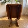 G Plan Mid Century Teak Oval Console Drop Leaf Dining Table & 4 Chairs Image 5