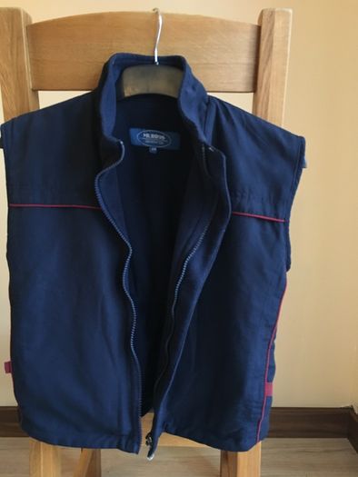 Boys navy vest 7-8 years