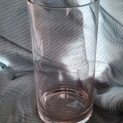 Four floral glass cylinders brand Oasis