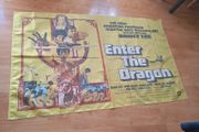 Bruce lee poster banner.  enter the dragon