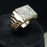 Vintage 9ct Gold Mens Signet Ring, London Hallmarked, Size 65 Image 3