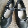 Clarks black school shoes Image 3