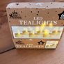 LED Flameless Tealight Candles Bundle - 24 White + 6 Gold Image 4