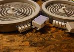 Set of cooker rings for ceramic hob