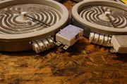 Set of cooker rings for ceramic hob