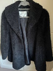 Black Teddy Coat / Jacket