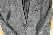 Herring Tweed Single-Breasted Blazer Mens - sz 40 - Medium - Grey Mix Vintage M&amp;S St Michael