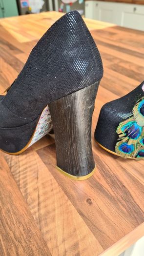 Irregular Choice Peacock Shoes Size US 5.5/ 3.5 UK/Ireland