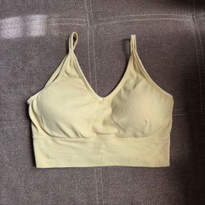 New U shaped sports bra, size S
