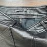 Leather style skirt Image 2