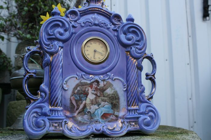 Vintage Ceramic Clock Stamped