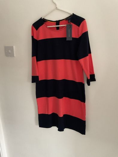 dress Bnwt Tommy Hilfiger dress 100% cotton size medium navy striped