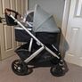 Uppababy Vista V1 Complete Bundle (Emmett Green) Footmuff and Organiser included - Exceptional Condition Image 3