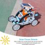 Solar Robot Toy 12-in-1 Educational Science Experiment kit DIY Building Toy Construction Engineering Set for Kids Age 8-12 Boys & Girls Birthday Christmas Gift,Solar Powered Toy-Grey Image 10