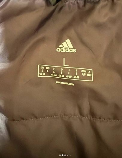 Adidas Glam On Metallic Jacket size L