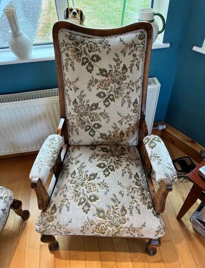 Traditional 3 Piece Chaise Lounge & Armchair Suite