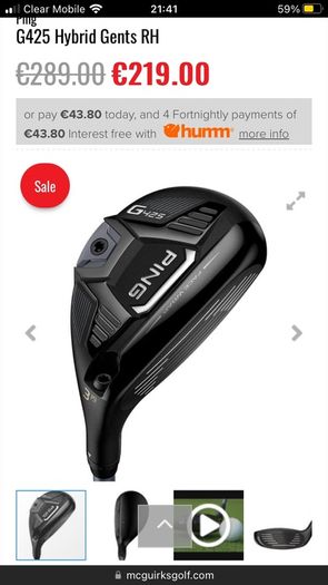 NEW Ping G425 (4) Rescue / Hybrid