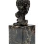 Bronze Owl Sculpture - Bronze, Marble, Signed Image 3