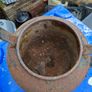 Antique Very Large Cast Iron Kettle, I don't see any cracks or breaks, Image 2