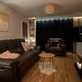 Leather recliner sofa and matching armchair Image 8
