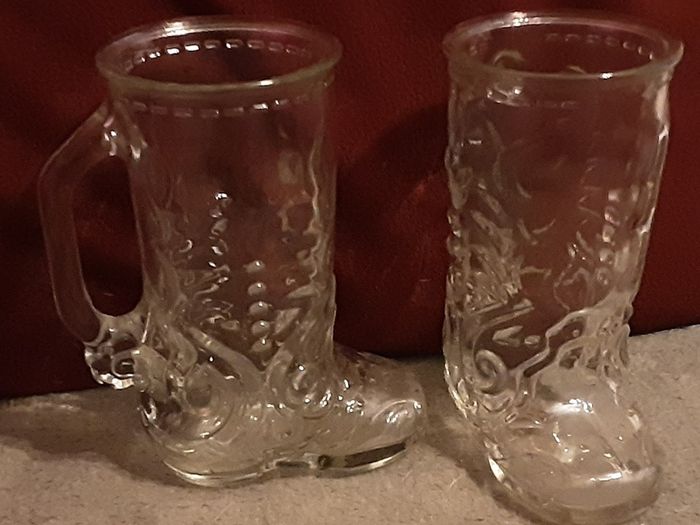 Canadian glass cowboy boots, 40 c