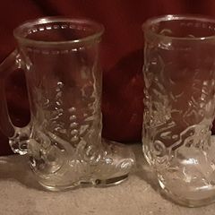 Canadian glass cowboy boots, 40 c