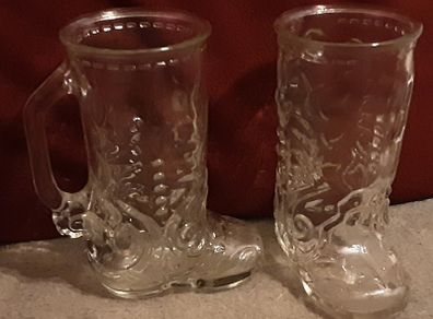 Canadian glass cowboy boots, 40 c