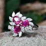 Vintage 1979 Ruby & Diamond Ring - 18ct Image 3