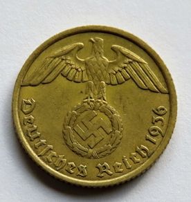 Germany - Scarce Key Date 1936 "A" Berlin Third Reich 10 Reichspfennig