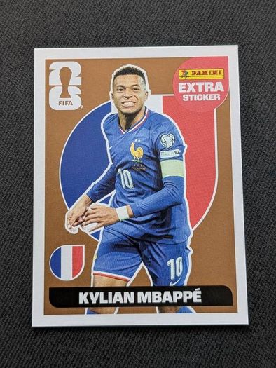 Panini Fifa World Cup 2026 Kylian Mbappe France Bronze Extra Sticker