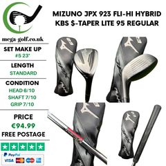 Mizuno JPX 923 Fli-Hi Hybrid / #5 23 Degree / Kbs S-Taper Lite 95 Regular
