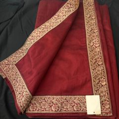 Pure silk throw, would suit king size bed or large sofa