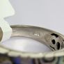 Sterling silver (Sz: M) Abalone Shell Ring Sterling Silver 0.01 ct, Silver Wt. 5.2 Gms 0.010 Ct. Image 5