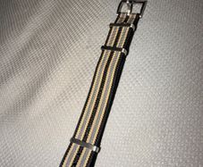 WatchGecko 20mm NATO Watch Strap inspired by Omega Seamaster Titanium 007 Edition