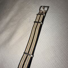 WatchGecko 20mm NATO Watch Strap inspired by Omega Seamaster Titanium 007 Edition