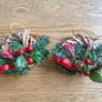 Vintage Christmas Decorations x 4 for Sale Image 3