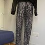 ladies sequin trousers Image 2