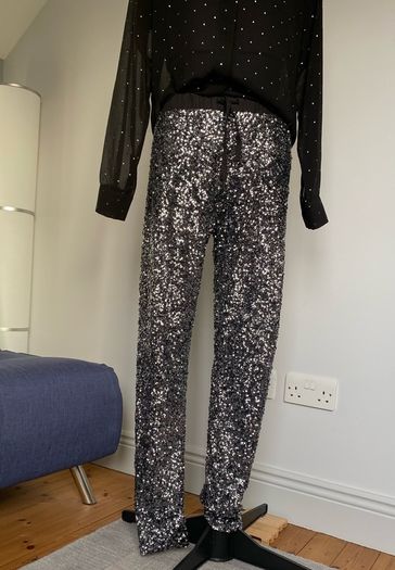 ladies sequin trousers