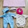 Large Baby Doll Bundle: 6 Dolls, Cot, Car Seat, Highchair, Stroller, & Accessories Image 3