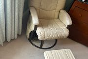 rocking chair with stool