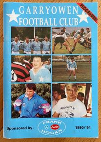 1991 Garryowen FC v Shannon RFC - AIL Division 1 Rugby Programme
