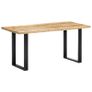 Dining Table 160x80x75 cm Solid Mango Wood Image 8
