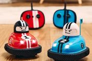 Sharper Image Remote Control Road Rage Speed Bumper Cars 2 Pack