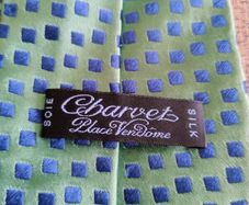Charvet silk designer tie made in France in good condition with a small crease see last photo FREE STANDARD POSTAGE INCLUDED