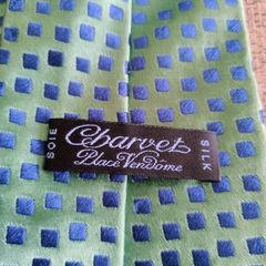 Charvet silk designer tie made in France in good condition with a small crease see last photo FREE STANDARD POSTAGE INCLUDED