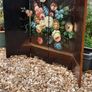 Antique painted panel screen Image 4